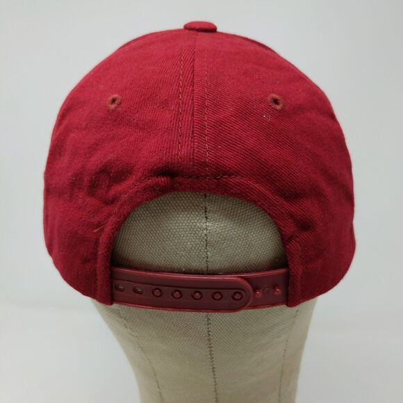 Captivating Headwear Men's Snapback Hat Red OSFA Embroidered IU Hoosiers Logo - Picture 8 of 13